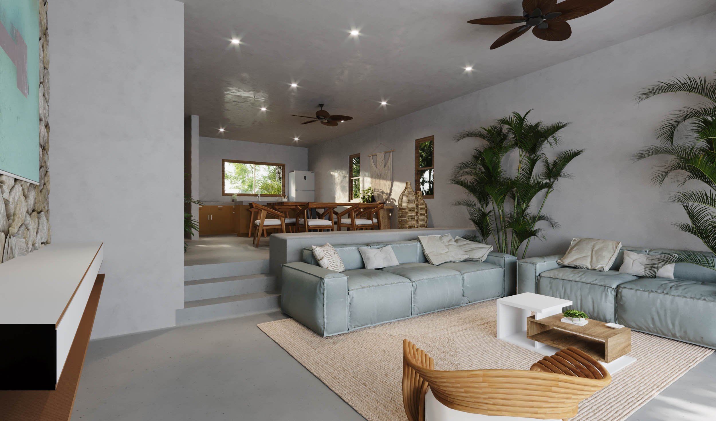 Lagoons Bacalar House Living Bacalar, México